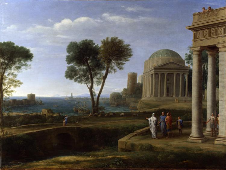 Claude Lorrain Landscape with Aeneas on Delos (mk17)